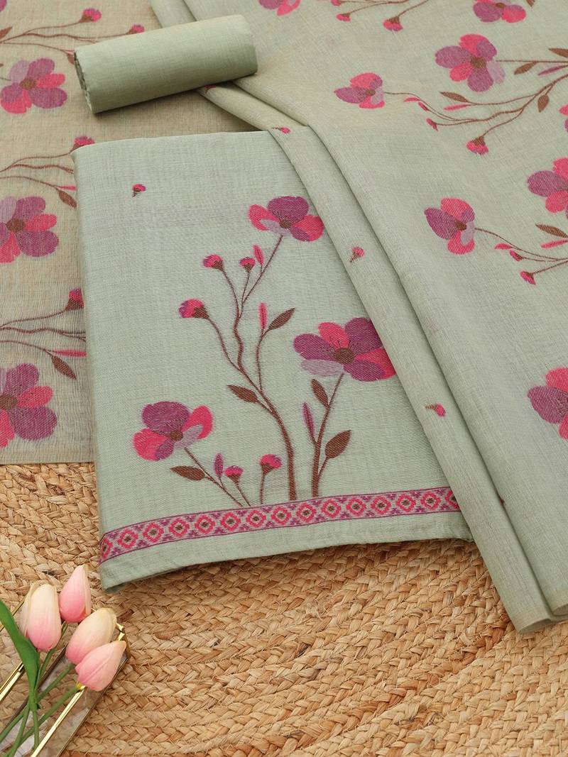 printed unstitched dress material