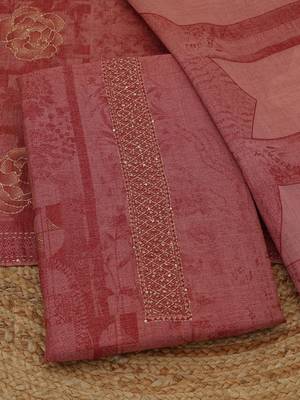 printed unstitched dress material 2