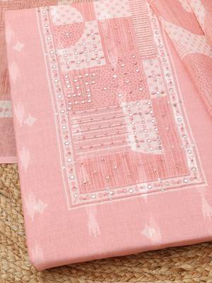 printed unstitched dress material 2