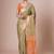 Beige banarasi woven design saree with blouse