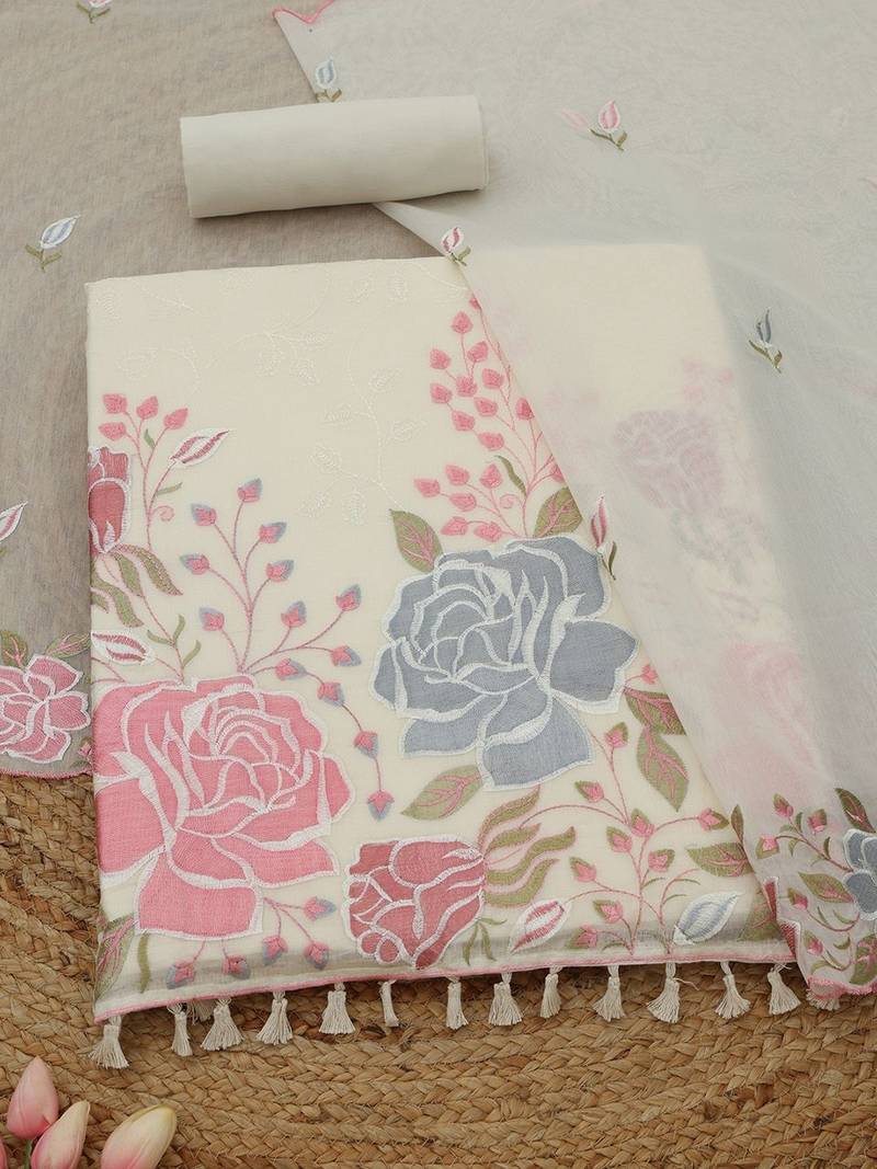 printed unstitched dress material