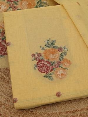 printed unstitched dress material 2