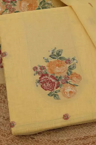 printed unstitched dress material