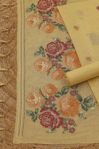 printed unstitched dress material