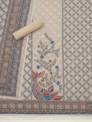 women botanical printed unstitched dress material 2