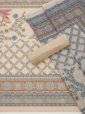 women botanical printed unstitched dress material 4