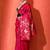 Pink woven design banarasi sarees with blouse piece
