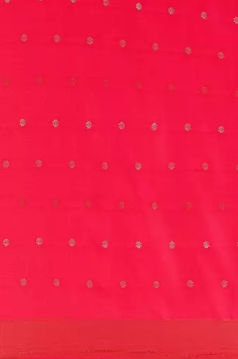 Pink woven design banarasi sarees with blouse piece