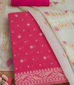 chanderi unstitched dress material