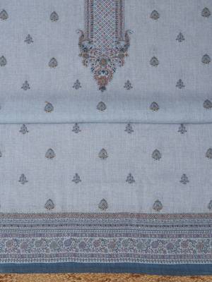 printed linen unstitched dress material 4