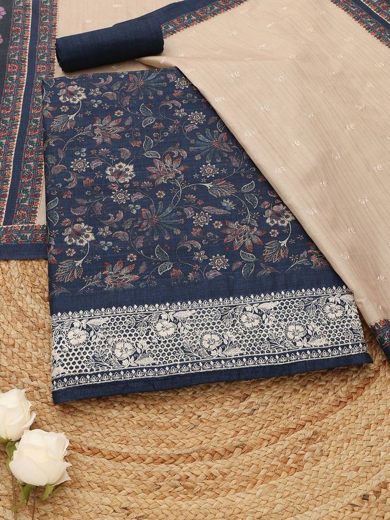 printed unstitched dress material