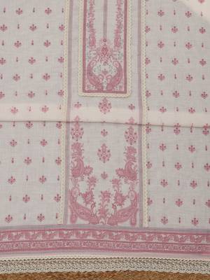 printed linen unstitched dress material 4