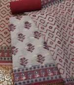 printed  cotton unstitched dress material