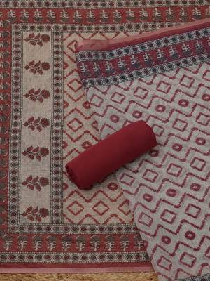 printed  cotton unstitched dress material 2