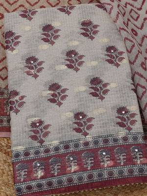printed  cotton unstitched dress material 3