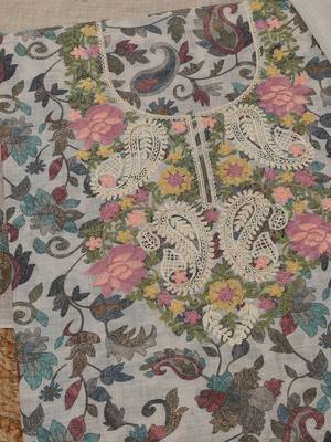 printed  cotton unstitched dress material 2