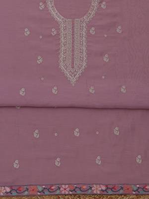 embroidered  cotton unstitched dress material 5