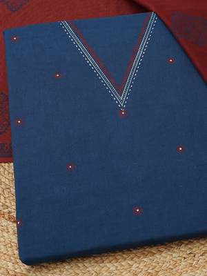 printed unstitched dress material 4