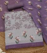 printed linen unstitched dress material