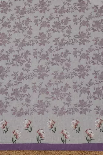 printed linen unstitched dress material