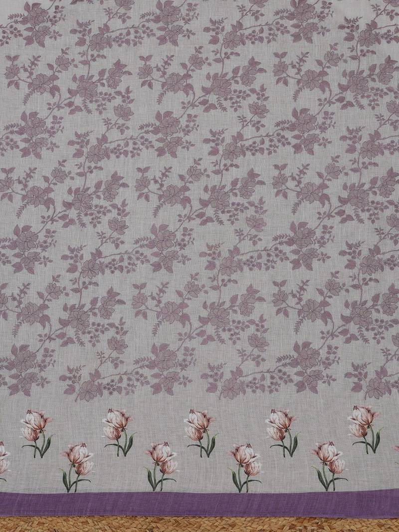printed linen unstitched dress material
