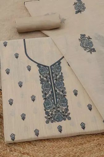 printed unstitched dress material