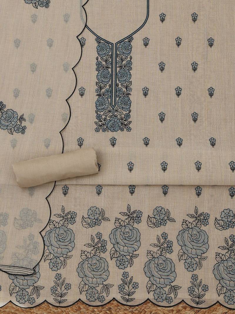 printed unstitched dress material