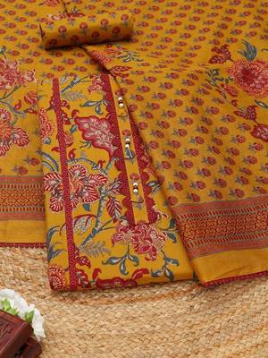 printed unstitched dress material 1