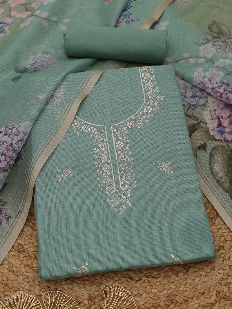 printed unstitched dress material