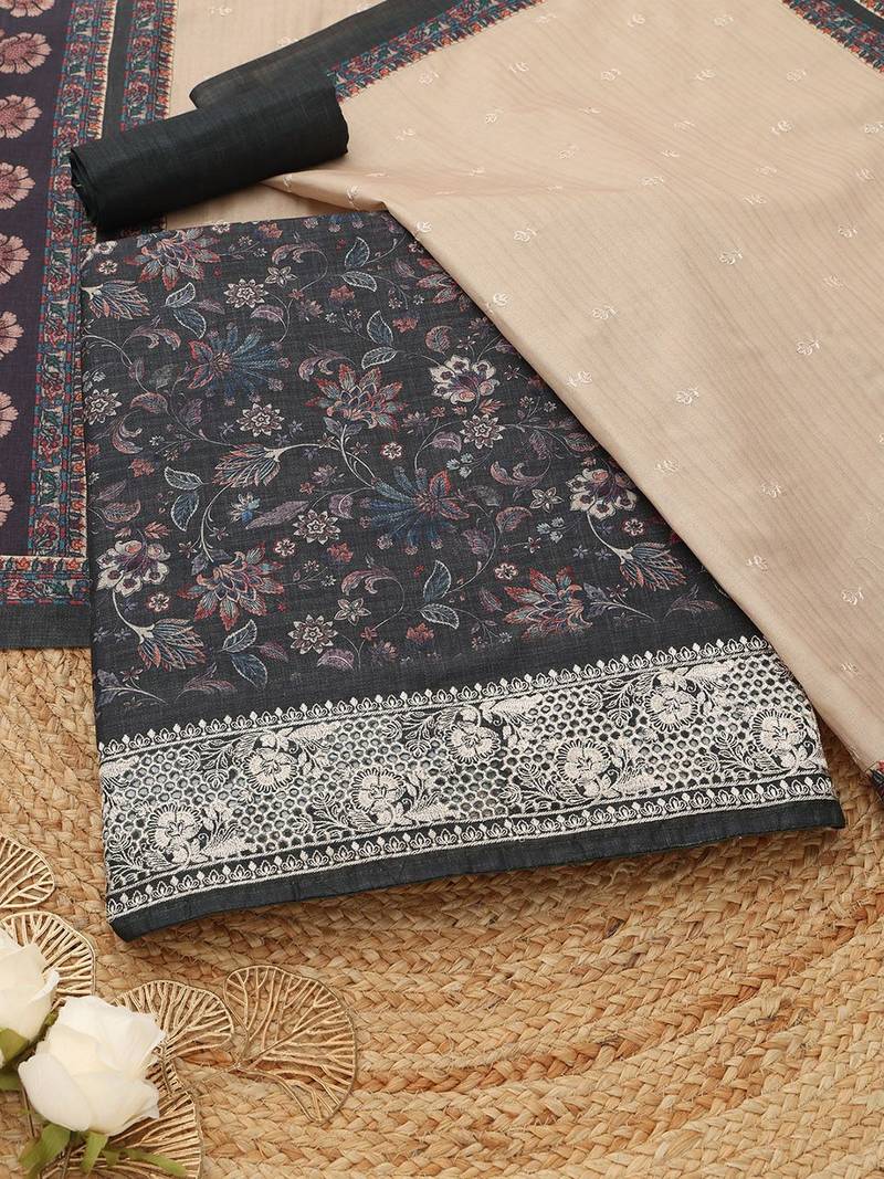printed unstitched dress material