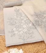 printed linen unstitched dress material