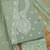 floral embroidered organza unstitched dress material