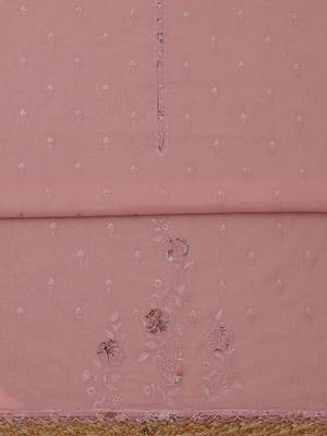 embroidered unstitched dress material 4
