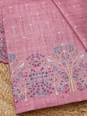printed unstitched dress material 2