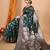 Green zari woven design banarasi saree with unstitched blouse