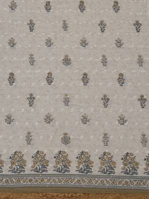 printed linen unstitched dress material 2