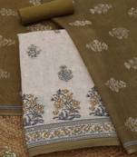printed linen unstitched dress material
