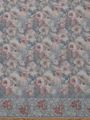 printed linen unstitched dress material 5
