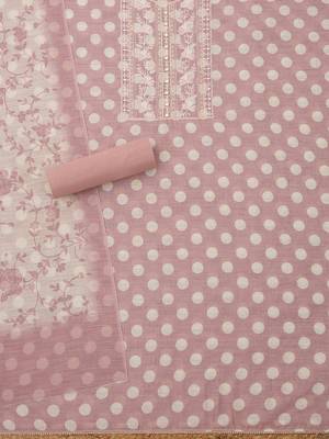 embroidered  cotton unstitched dress material 4