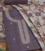 embroidered sequinned unstitched dress material