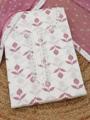 printed unstitched dress material 1