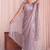 Lavender embroidered tissue designer saree