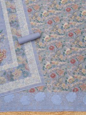 printed unstitched dress material 2