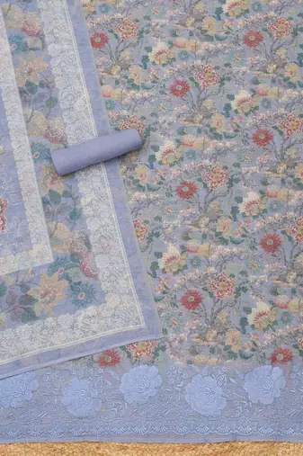 printed unstitched dress material