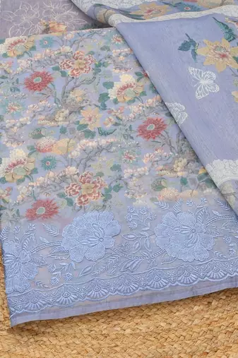 printed unstitched dress material