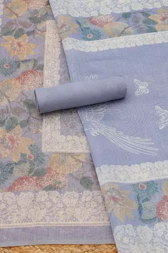 printed unstitched dress material
