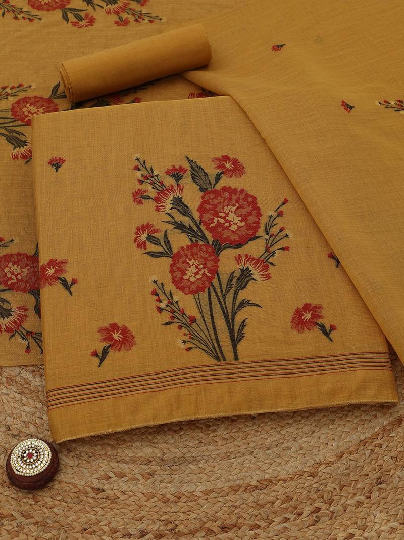 unstitched dress material