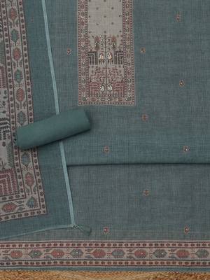 printed unstitched dress material 3