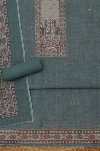 printed unstitched dress material