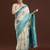 Beige woven design saree with blouse